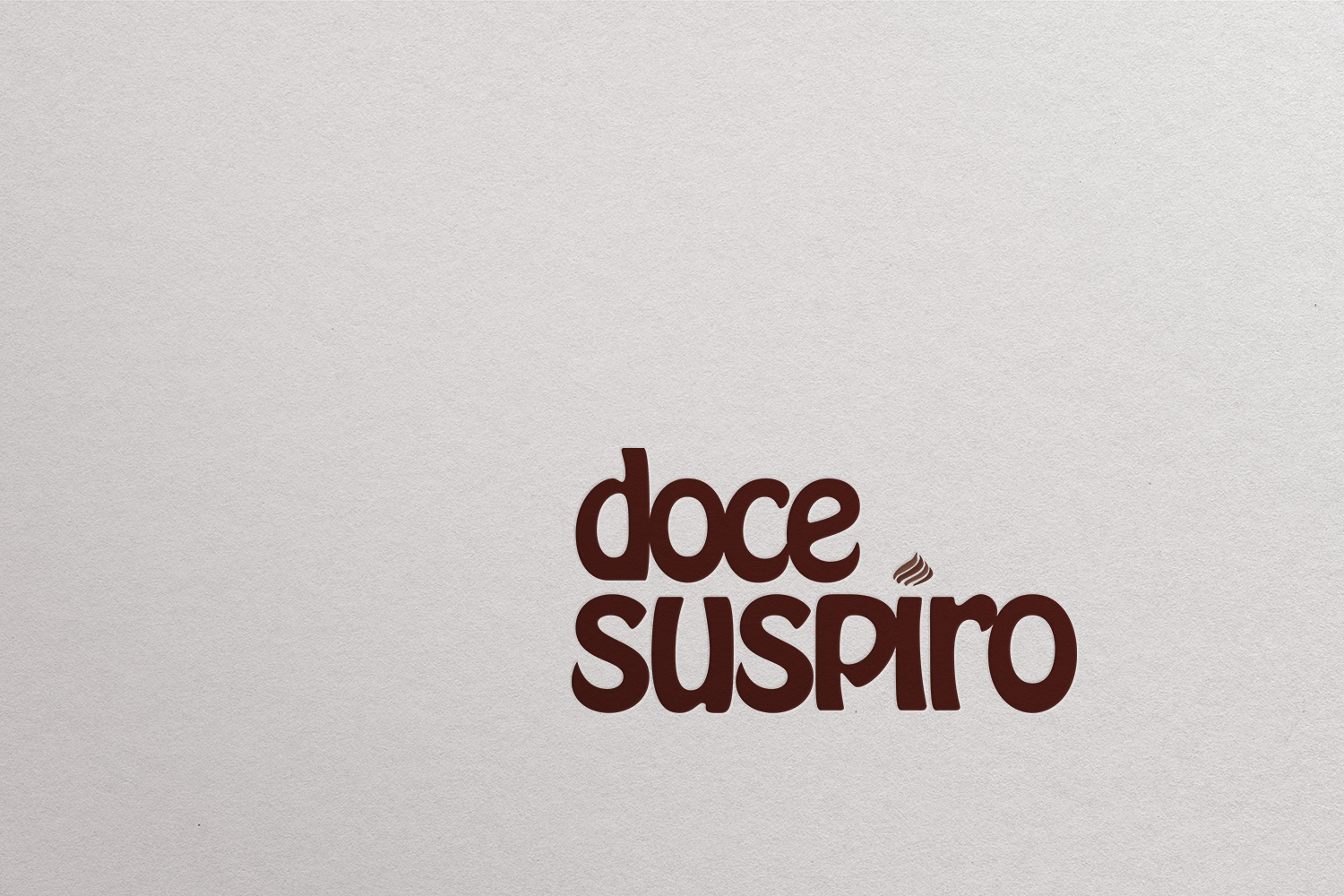 logotipo Doce suspiro - merengue no pote